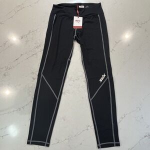 Swix NEW Womens Large Tista Performance Base Mid Layer Ski Leggings Black